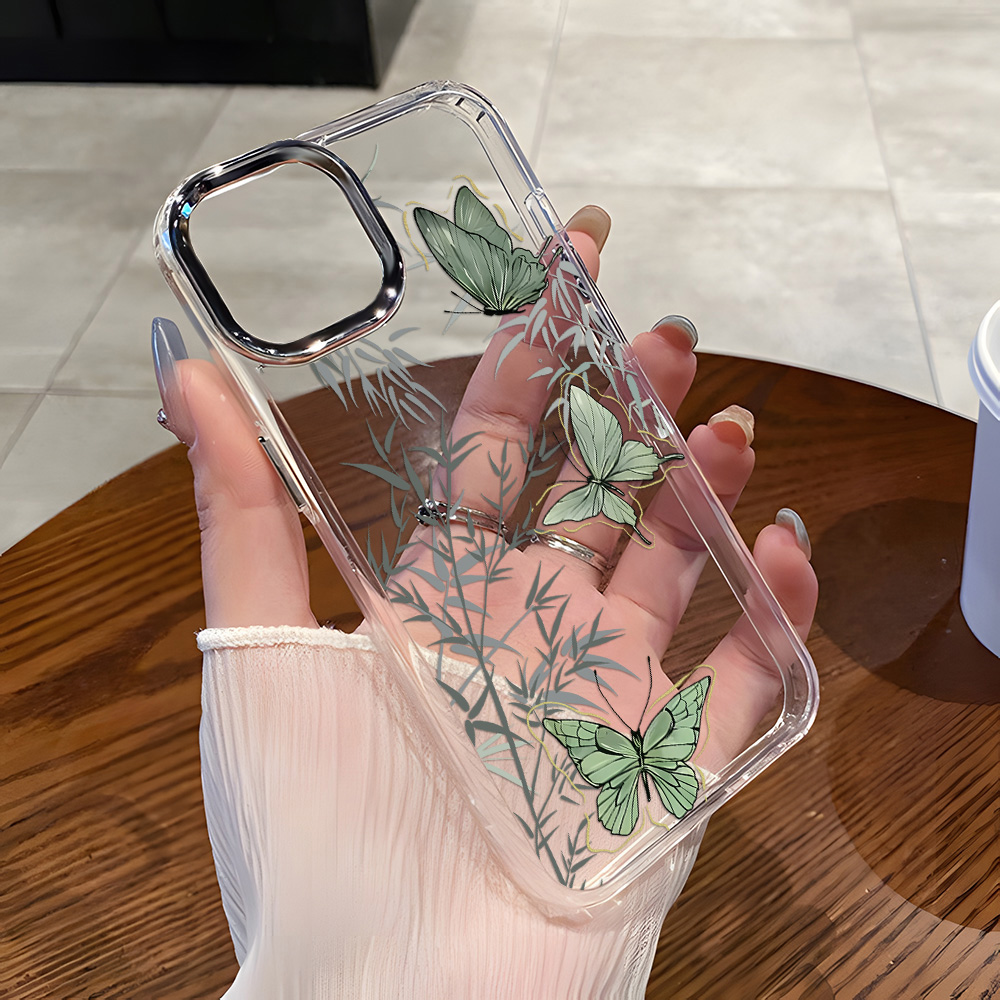 Phone Cases A14 Samsung - Custodia a farfalla in silicone per