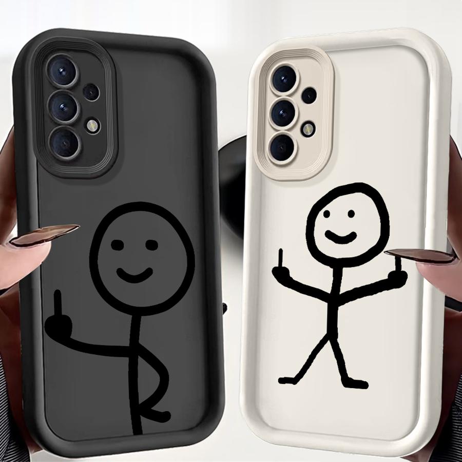Phone Cases Websites - Cover per Telefono Finger People Stickman