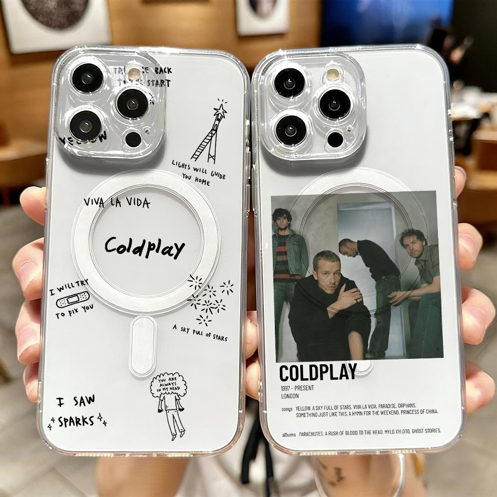 Phone Cases Transparent - Custodia per telefono C-Coldplay Rapper Cool
