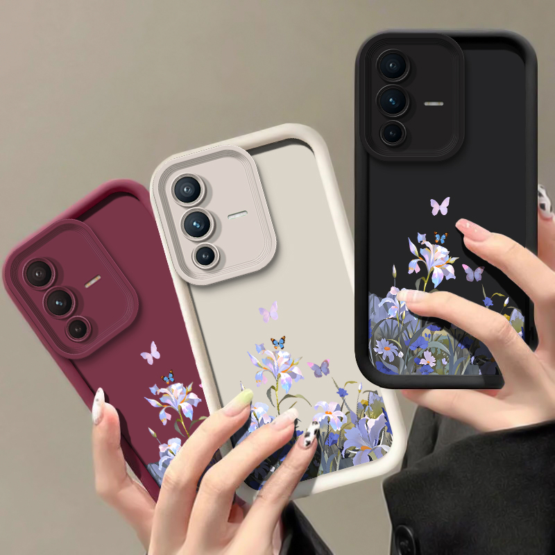 Phone Cases Vivo - Custodia per telefono con stampa floreale