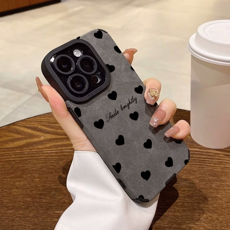 Phone Cases Best - Nuovo lusso nero amore cuore cassa