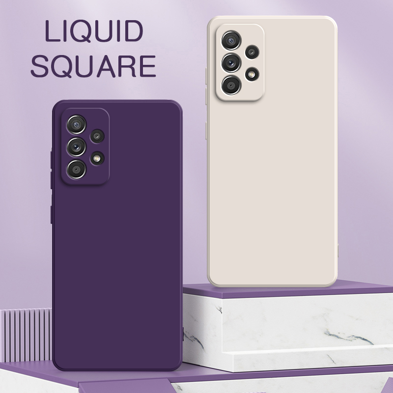 Phone Cases On Sale - Custodie quadrate originali in Silicone liquido