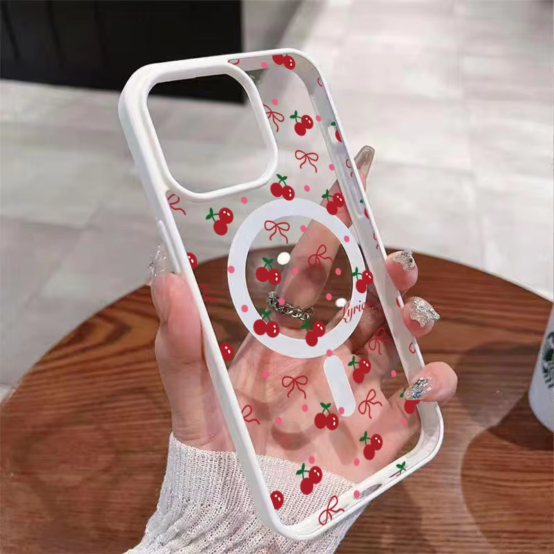 Phone Cases Transparent - Custodia Magnetica Trasparente Rigida con Stampa