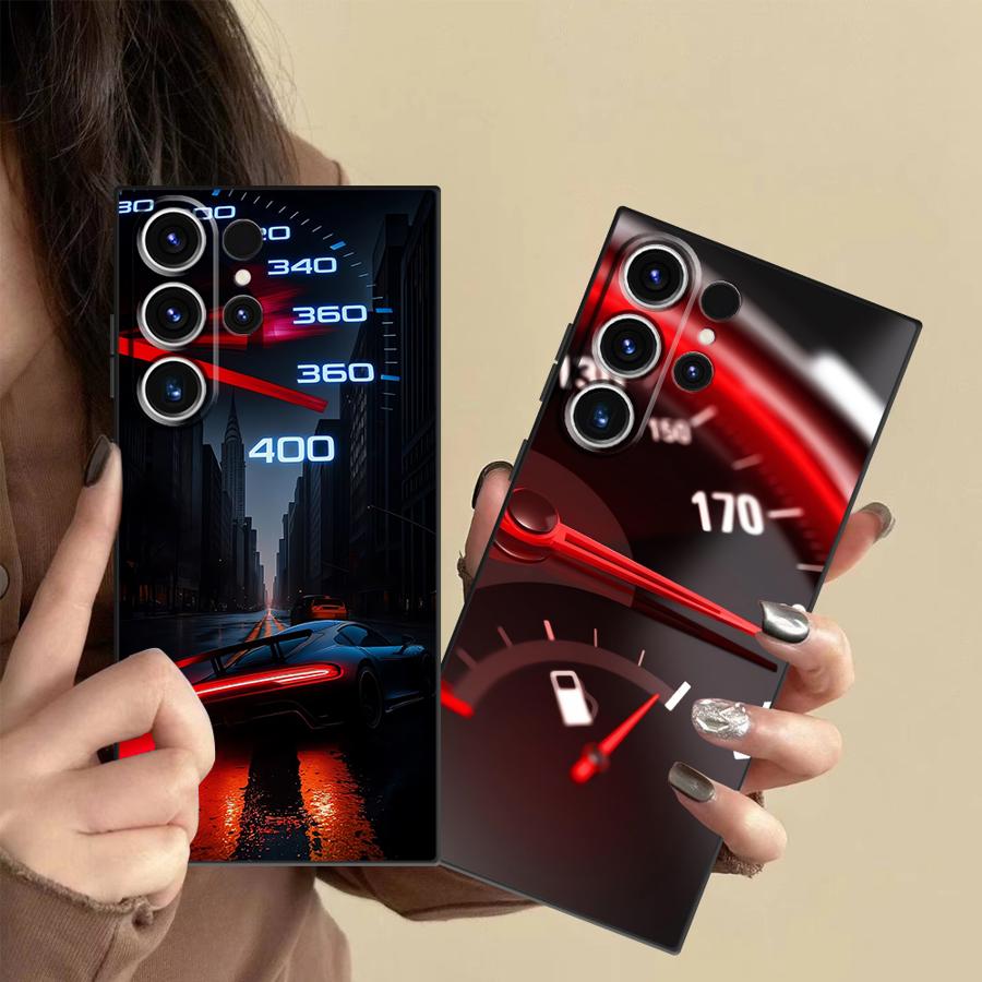 Phone Cases Cool - Custodia Rossa con Motivo Auto per