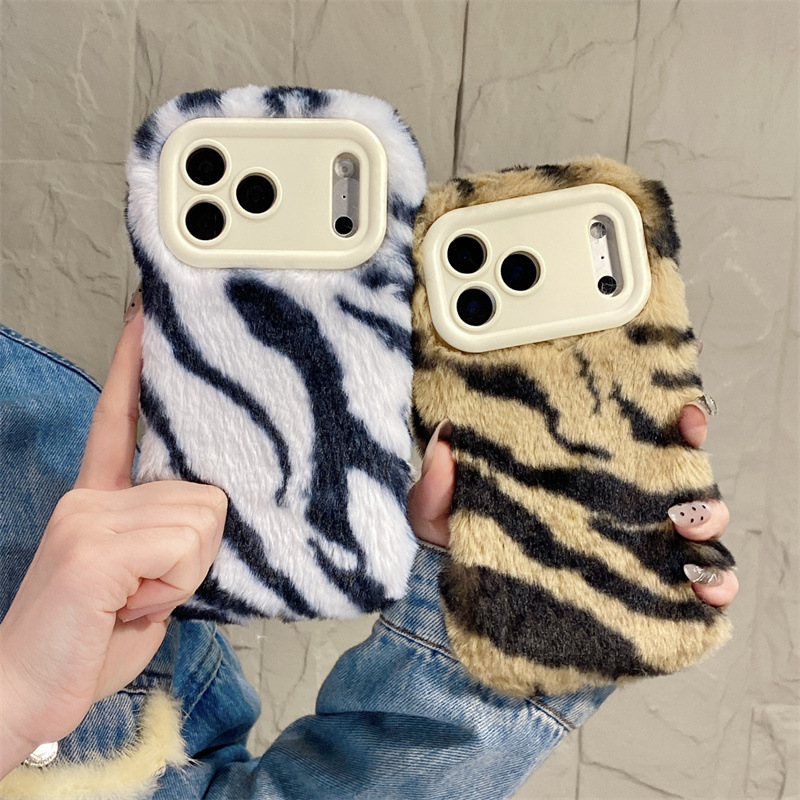 Phone Cases Iphone 14 - Custodia Protettiva Antiurto in Peluche Morbido