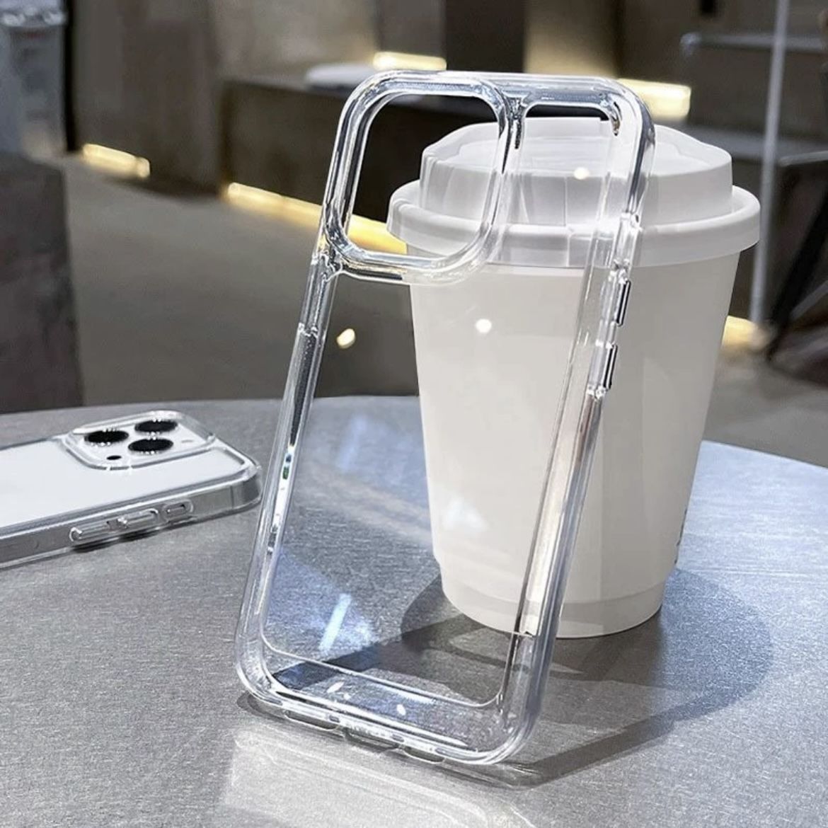 Phone Cases Transparent - Custodia per telefono trasparente minimalista premium