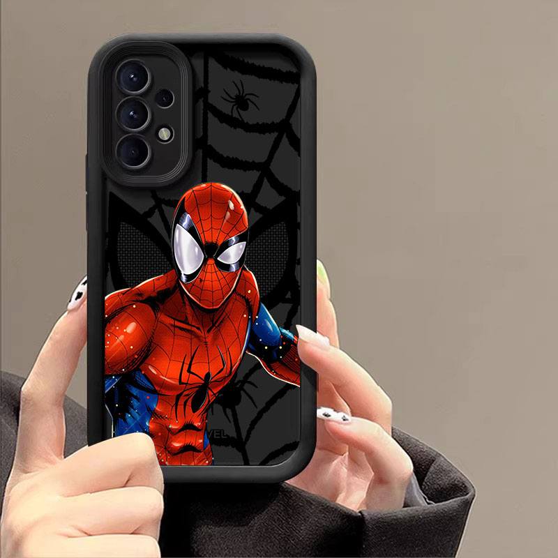 Phone Cases A14 Samsung - Custodia Morbida in Silicone Marvel Spiderman