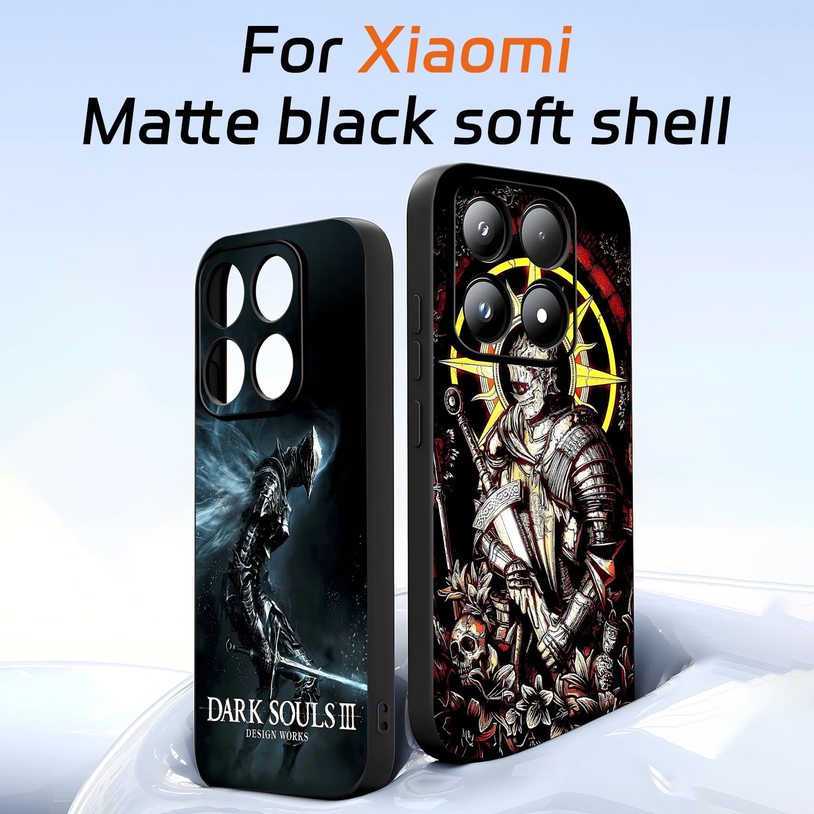 Phone Cases Iphone 14 - Cover antiurto nera morbida per Xiaomi