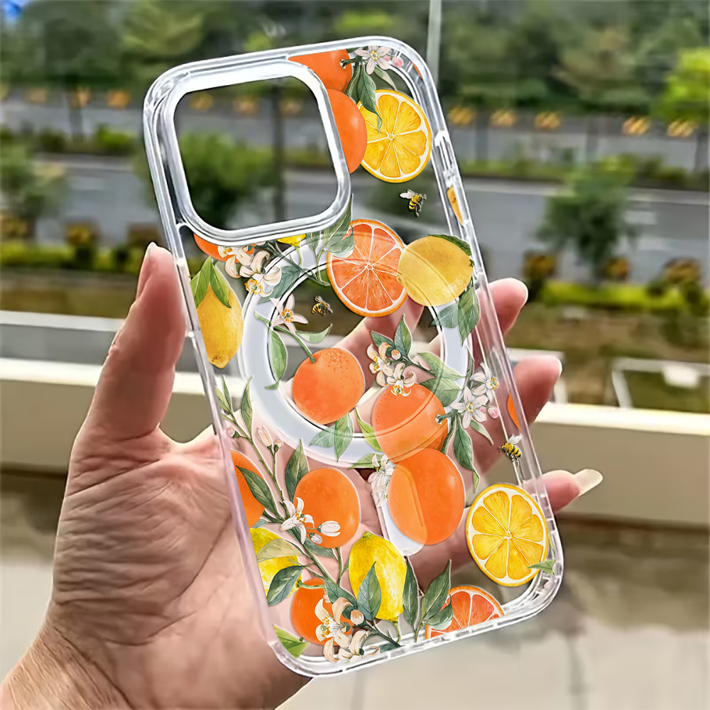 Phone Cases Transparent - Cover Trasparente Estiva Limone per iPhone