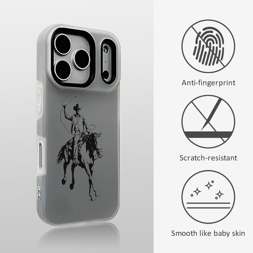 Phone Cases Transparent - Custodia per telefono grafica Western Cowboy