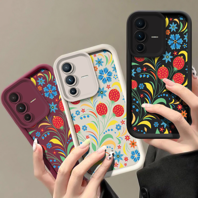 Phone Cases Vivo - Cover per telefono con motivo floreale